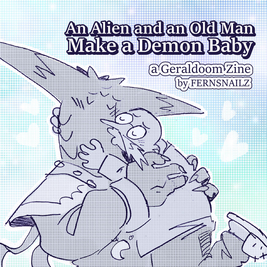 An Alien and an Old Man Make a Demon Baby by Fernsnailz