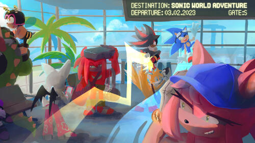Sonic World Adventure A Travel Journal Sonic Fanzine