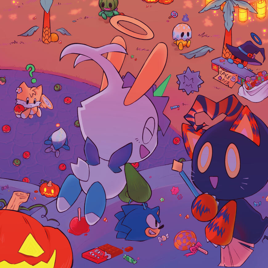 Project Chao Volume 2 - Spooky Harvest A Chao Garden Zine