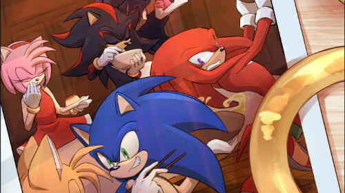 Sonic Takeover mini fan zine made by Sonic Takeover