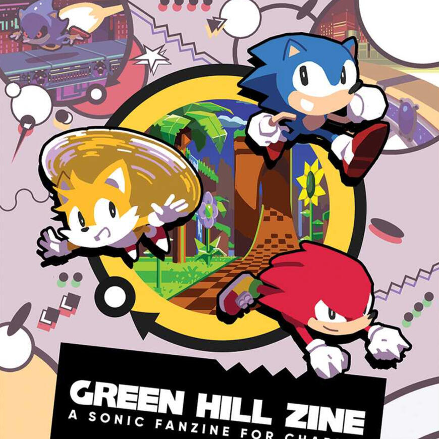 Green Hill Zine A Zine for Every Zone from Sonic 1, 2, 3 & Knuckles, CD