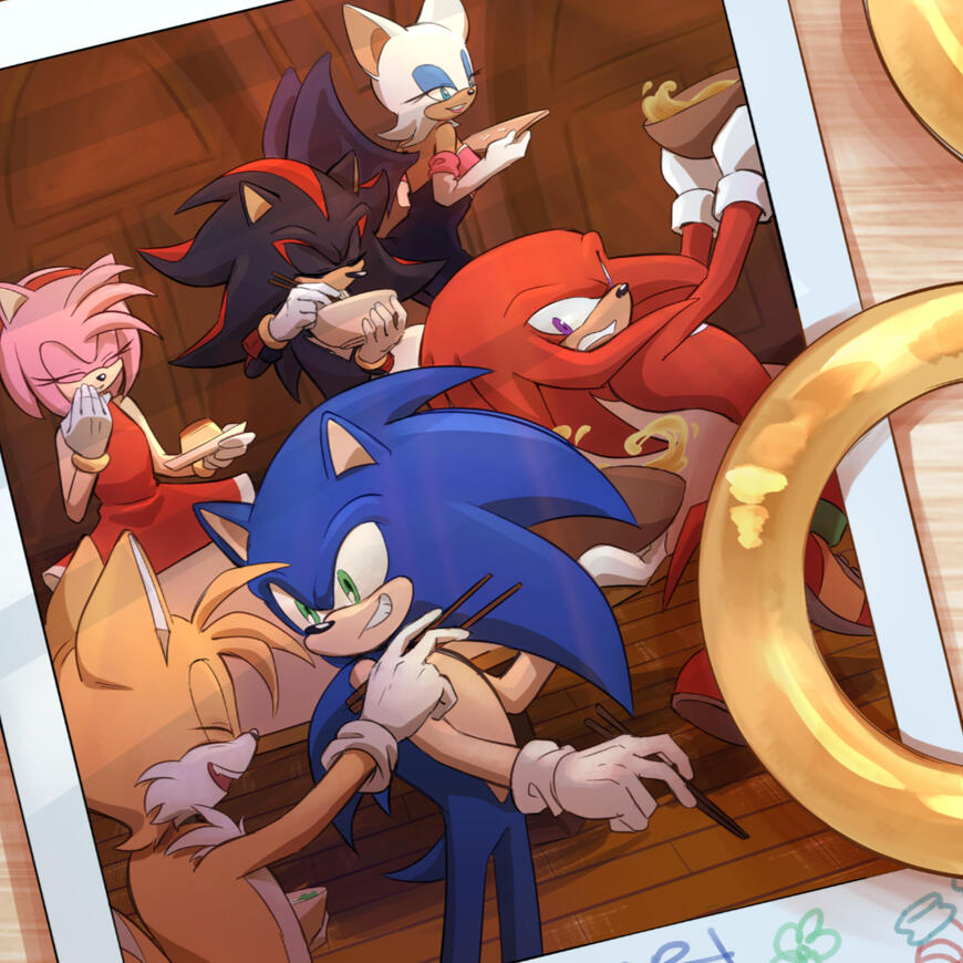 Sonic Takeover mini fan zine made by Sonic Takeover